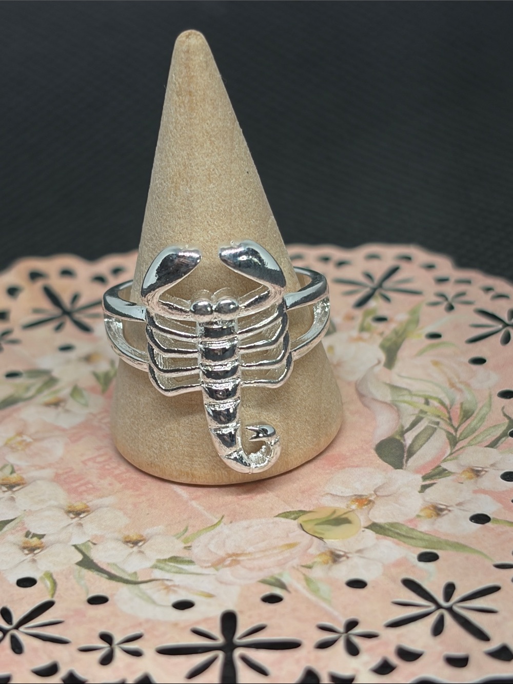 925 Sterling Silver Scorpion Ring Sz 8 Desert Market Statement Scorpio